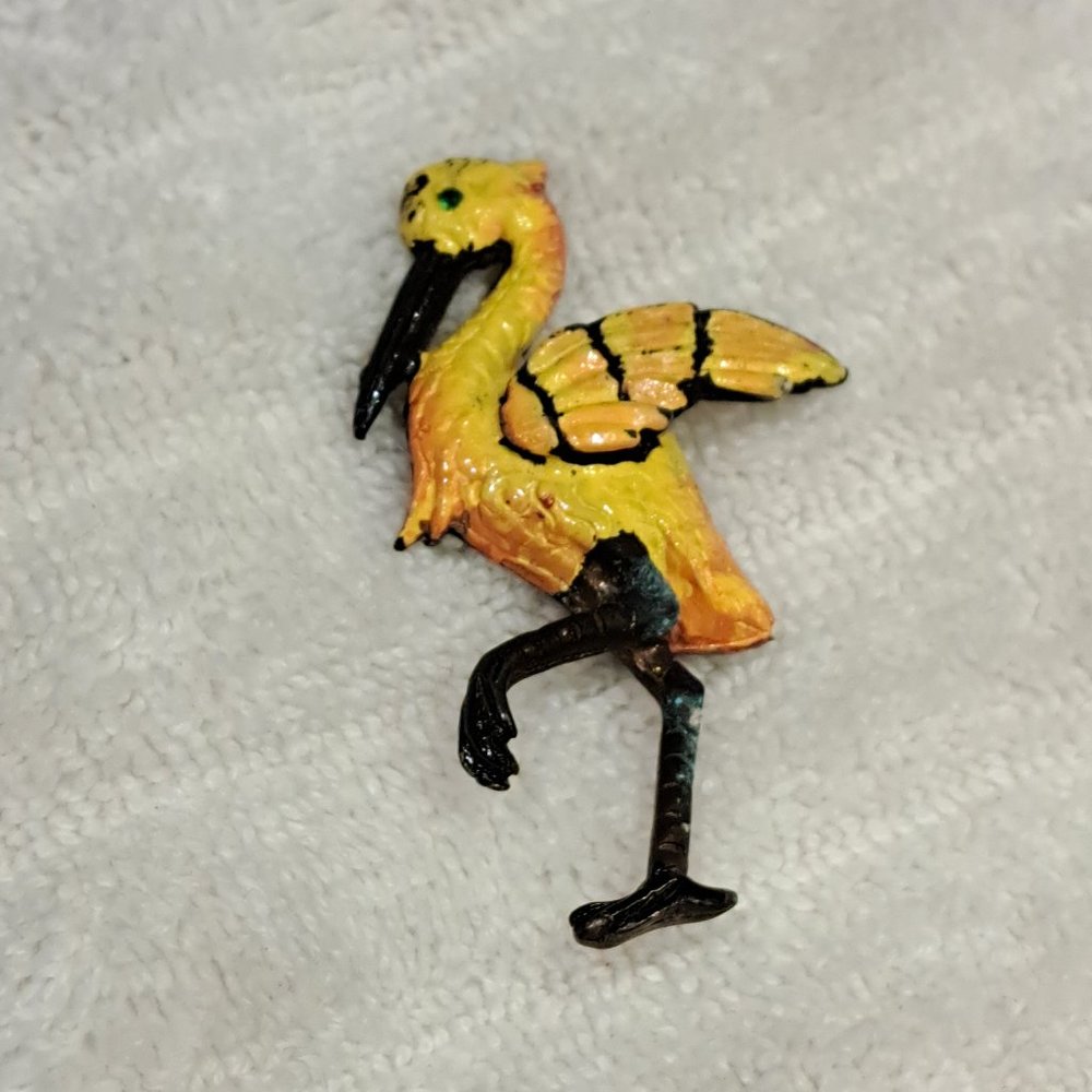 Vintage Stork Pin